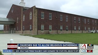 Kansas churches sue to allow religious gatherings
