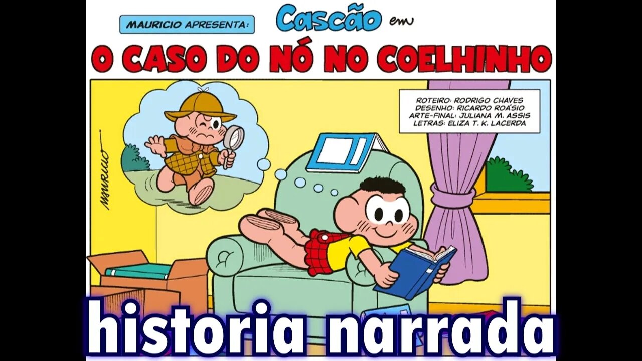 Cascão Em O Caso Do Nó No Coelhinho Gibis Do Rapha 3244