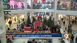 Last-minute holiday shopping