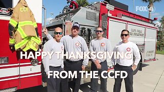 Cape Coral Fire Department wishing you a Happy Thanksgiving