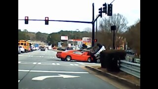 Car Crashes At A Junction