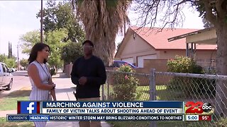 Family of victim remember loved one with march against violence