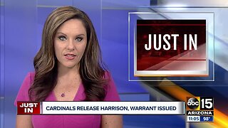 Cardinals release Desmond Harrison after arrest warrant