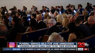 Funeral service held for Jose Arredondo