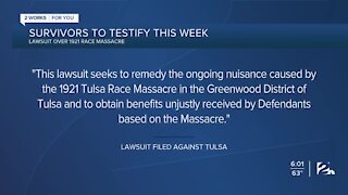 Massacre survivors to testify against City of Tulsa