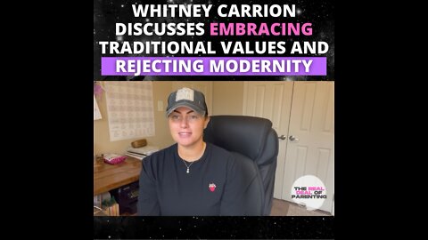 Embracing traditional values and rejecting modernity