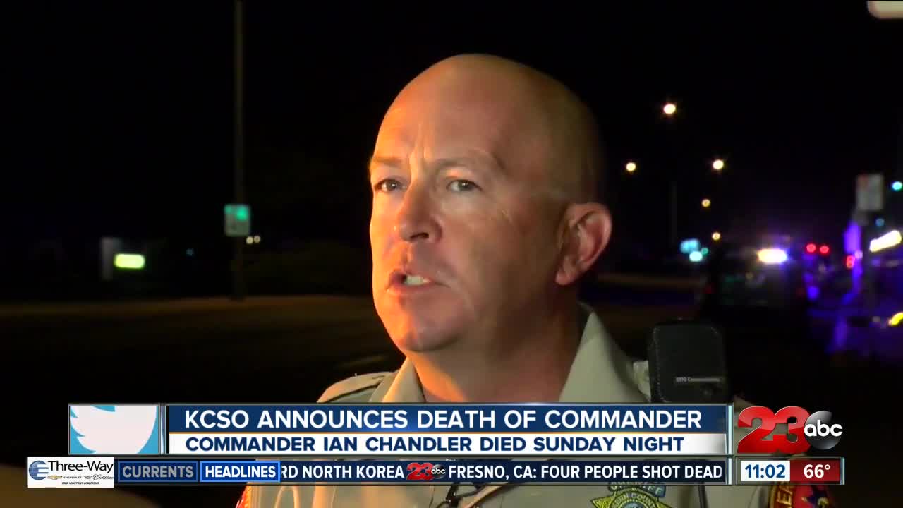 KCSO Announces Death of Commander