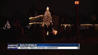Annual tree lighting ceremony in Southfield