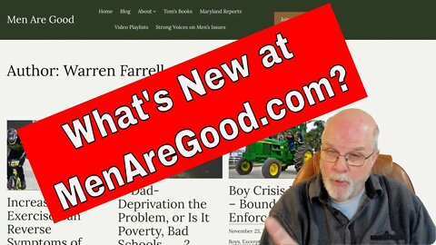 What's New at MenAreGood.com