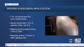 The Bulletin Board: Proper Sunscreen Application