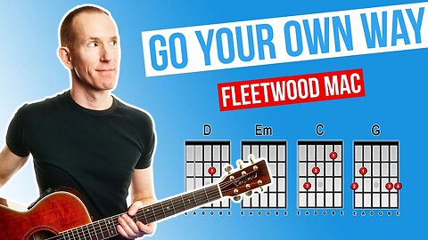 Go Your Own Way ★ Fleetwood Mac ★ Acoustic Guitar Lesson [with PDF]