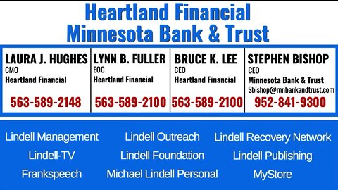 Audio of Heartland Bank De-banking Mike Lindell's Companies and Charities