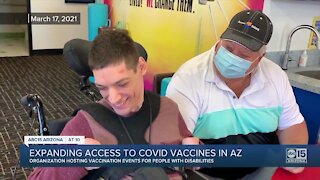 Expanding COVID-19 vaccines to those with disabilities in Arizona