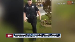 Delano Police officer not facing criminal charges following shooting