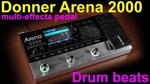 Donner Arena 2000 drums. All the drum patterns plus a discount code