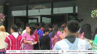 Myanmar refugees open doors to new church