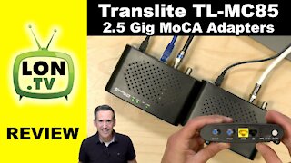 Translite 2.5 Gig MoCA Network Extender Dual Ethernet Review - TL-MC85