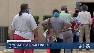 Florida opens long-term COVID-19 vaccination site in Fort Pierce