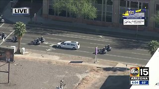 Procession held for fallen Phoenix officer Paul Rutherford
