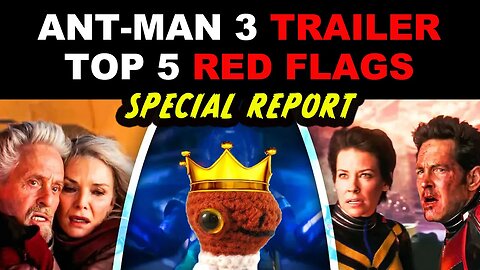 Ant-Man & The Wasp Quantumania Trailer - Top 5 RED FLAGS! Trailer 2 BREAKDOWN & REACTION! Disney MCU