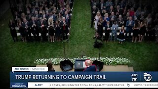 President Trump returning to campaign trial
