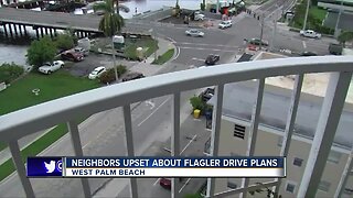 Neighbors upset about Flagler Drive plans