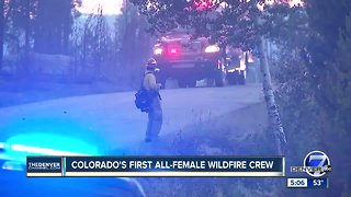 Colorado's first all-female wildfire crew