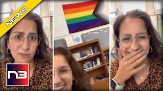 teacher makes students pledge to gay flag