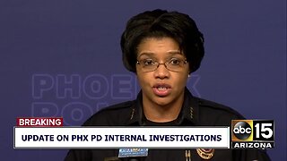 Phoenix Police Chief announces firing of officer