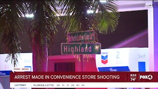 Arrest made in convenience store shooting