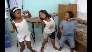 Little Girls Dancing