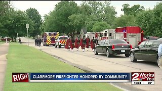 Claremore firefighter honored by community