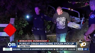 Driver in suspected stolen truck arrested by San Diego police after chase
