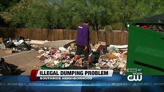 Local motorcycle club fed up with illegal dumping behind clubhouse