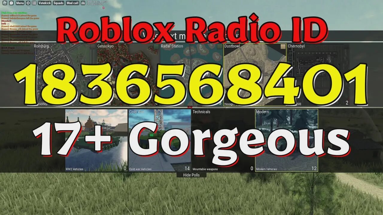 Gorgeous Roblox Radio Codesids