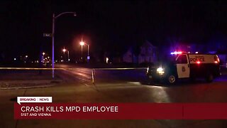 Milwaukee police dispatcher killed in crash after police chase; suspect still on the run