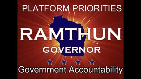 Priority #4 Government Accountability