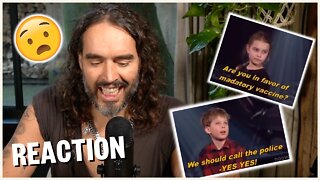 Russell Brand Reacts To Viral Canadian Children Video On Unvaccinated