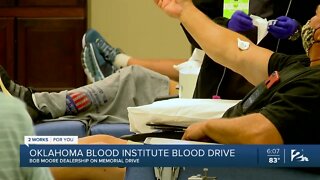 Oklahoma Blood Institute Blood Drive