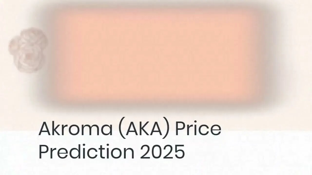 Akrom Analytics Price Prediction 2022, 2025, 2030 AKA Cryptocurrency