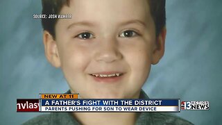 Local family suing CCSD for son to wear safety tracking device