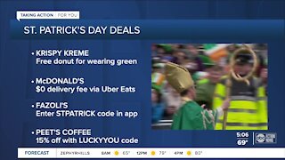 Restaurants, retailers offering deals for St. Patrick's Day