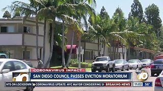 San Diego council passes eviction moratorium