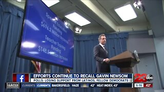 Efforts continue to recall Governor Gavin Newsom