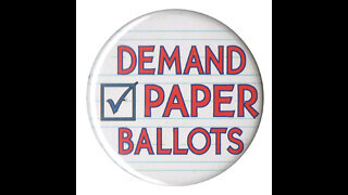 SCRAP VOTING MACHINES | DEMAND PAPER BALLOTS