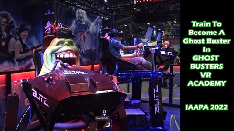 Live Out Your Ghost Bustin' Fantasies In Hologate's Ghost Busters VR Academy (IAAPA 2022)