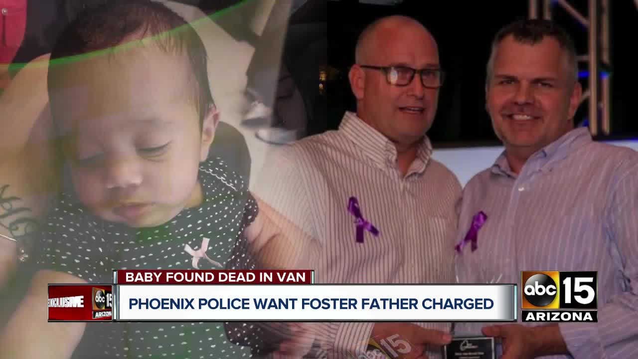 Phoenix police recommend homicide charge against foster father in baby's death