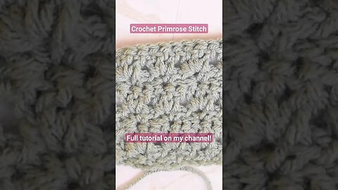 🧶 Have you tried the crochet Primrose Stitch? #infiniticraftingco