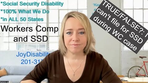 Can I file for SSD while I am claiming Workers? Compensation!