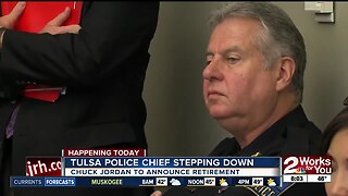 Tulsa Police Chief stepping down: Chuck Jordan to announce retirement